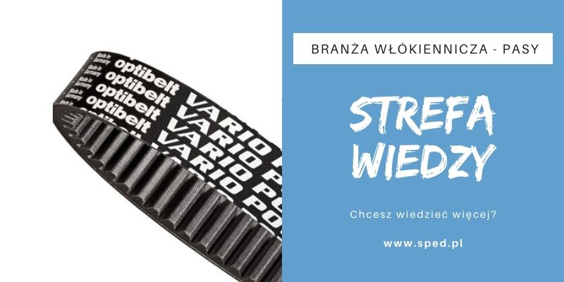 Pasy napędowe dla branży włókienniczej